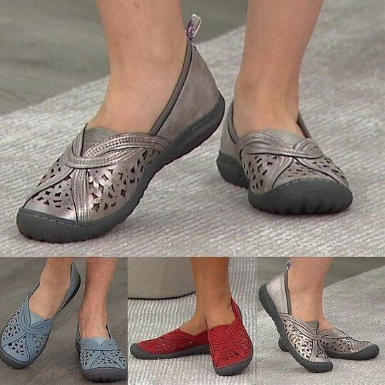 Women's Breathable Arch Support Walking Flats