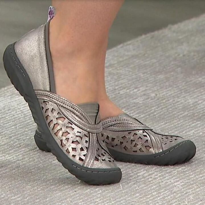 Women's Breathable Arch Support Walking Flats